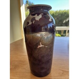 1948 Vintage Signed Vase Purple Mint Condition 9.5" Tall‎